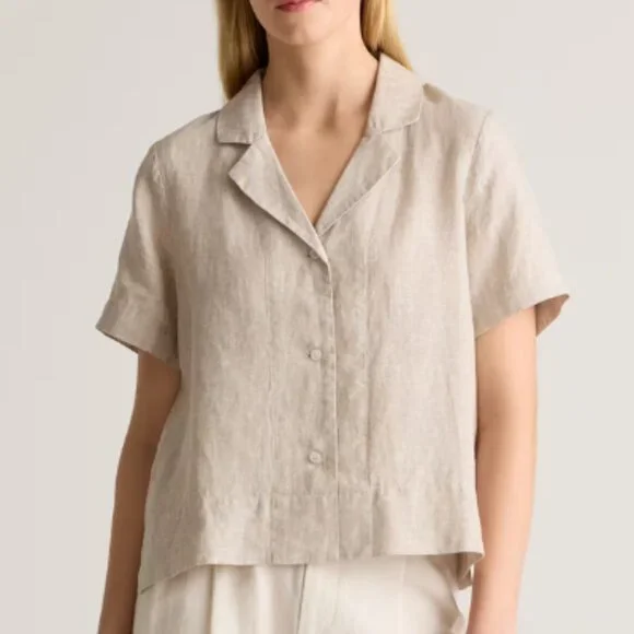 Quince Button Down Linen Shirt - Picture 5 of 9